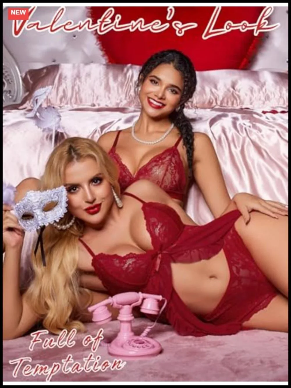 Women Sexy Lace Babydoll Chemise Front Open Ruffle Dress with Adjustable Straps